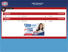 Tablet Screenshot of aamco-richmondva.com